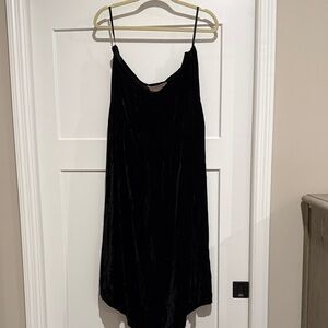 Double D Ranch Black Velvet maxi skirt